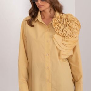 Koszula Damska Model LK-KS-509612.28 Dark Yellow - Lakerta