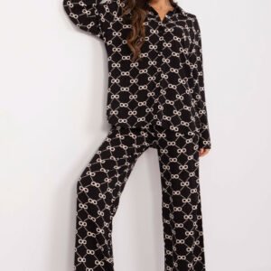 Spodnie Komplet Model LK-KMPL-509644-1.41X Black/Beige - Lakerta