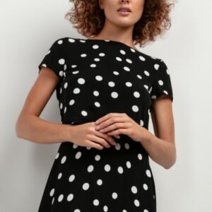 Bluzka ModelT408 Białe grochy - Tessita