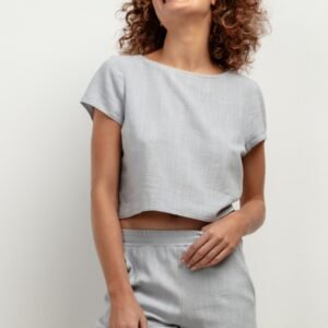 Bluzka Model T401 Grey Melange - Tessita