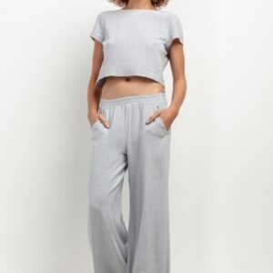 Spodnie Damskie Model T404 Grey Melange - Tessita