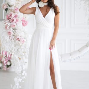 Sukienka Model 318-04 Ecru - Bicotone