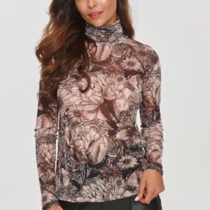 Bluzka Model M862 Wzór 53 - Makadamia