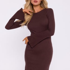 Sukienka Model MOE821 Brown - Moe