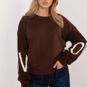 Bluza Damska Model MI-BL-M5975.26P Brown - Italy Moda