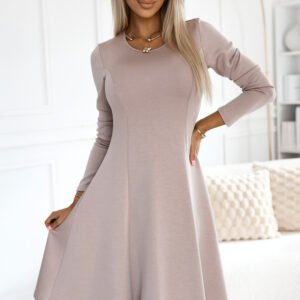 Sukienka Model 567-1 Beige - Numoco