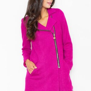 Płaszcz Damski Model M405 Dark Pink - Figl