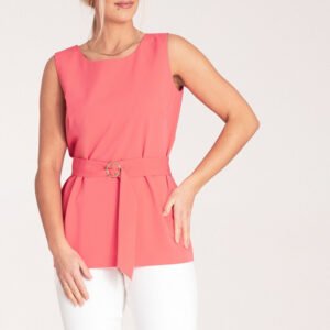 Bluzka Model M1071 Coral - Figl