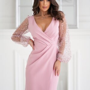 Sukienka Model 324-20 Dirty Pink - Bicotone