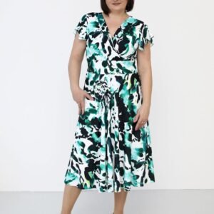 Sukienka Model Lamira Ecru/Green - Jersa