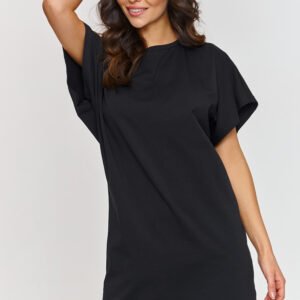 Sukienka Basic Model M875 Black - Makadamia