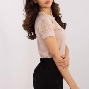 Tshirt Damski Model RV-TS-A518.39 Beige - Relevance