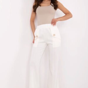 Spodnie Dresowe Model DHJ-SP-20518.12 Ecru - Italy Moda