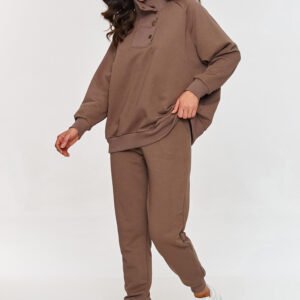 Spodnie Komplet Model A5 Mocca - Makadamia