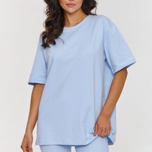 Spodnie Komplet Model A7 Błękit - Makadamia