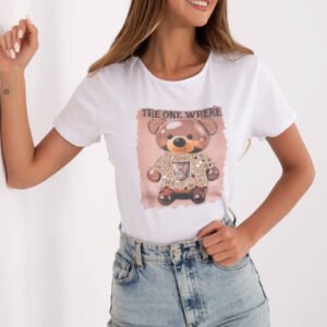Tshirt Damski Model NM-TS-NG25285.74P White/Beige - NM