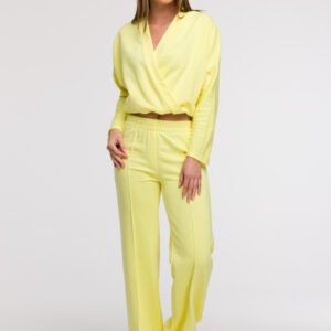 Spodnie Dresowe Model B296 Cytryna - BeWear