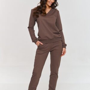 Spodnie Komplet Model M868 Czekolada - Makadamia