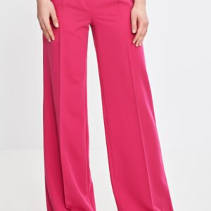 Spodnie wide leg z kantem SD112 Pink - Nife