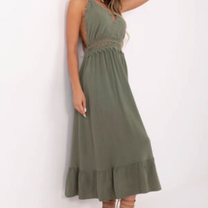 Sukienka Model MI-SK-88573.83 Khaki - Italy Moda