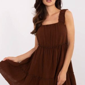 Sukienka Model MI-SK-A5036.78 Brown - Italy Moda