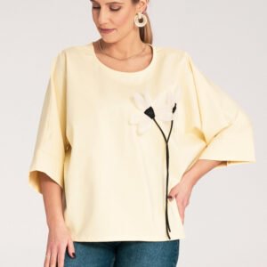 Bluzka Model M1118 Yellow - Figl