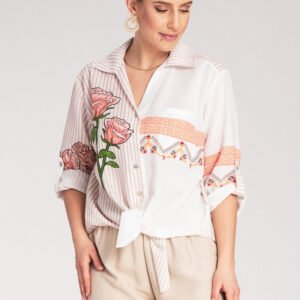 Koszula Damska Model M1120 Beige - Figl