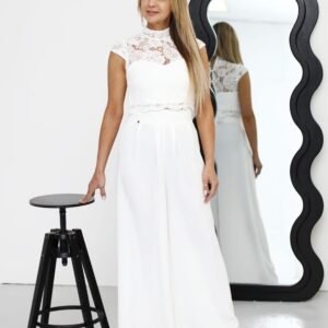 Spodnie Damskie Model Florina Ecru - Jersa