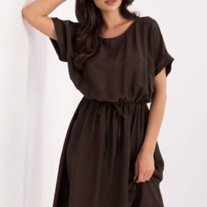 Sukienka Model MI-SK-A63751.67 Dark Brown - Italy Moda
