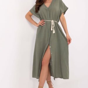 Sukienka Model TW-SK-BI-2022126.59 Khaki - Och Bella