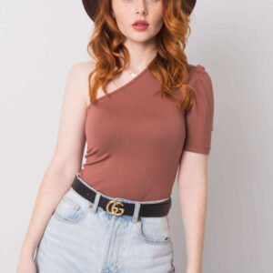 Bluzka Model 95-BZ-190101.22P Brown - Rue Paris