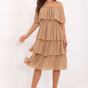 Sukienka Model TW-SK-BI-2120.69 Camel - Och Bella