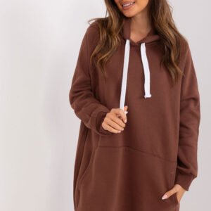 Bluza Damska Model EM-BL-704.99P Brown - Ex Moda