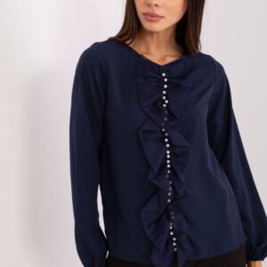 Bluzka Model LK-BZ-506673.36 Navy - Lakerta
