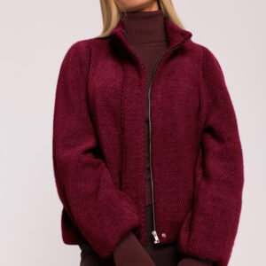 Kurtka Damska Model MOE885 Bordo - Moe