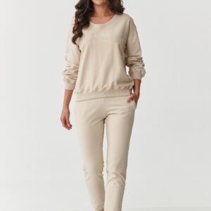 Spodnie Komplet Model M891 Light Beige - Makadamia