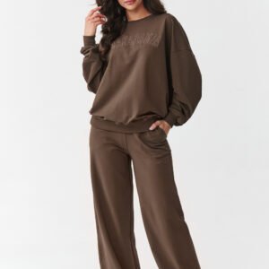 Spodnie Komplet Model M890 Czekolada - Makadamia