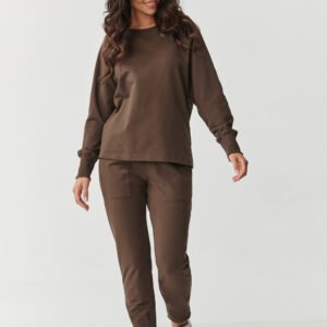 Spodnie Komplet Model M888 Czekolada - Makadamia