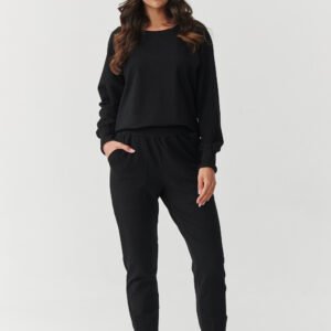 Spodnie Komplet Model M888 Black - Makadamia