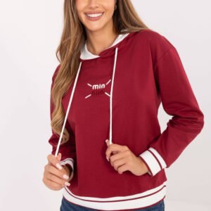 Bluza Damska Model RV-BL-A857.47 Bordo - Relevance