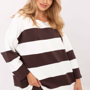 Bluzka Model RV-BZ-A833.50 Brown - Relevance