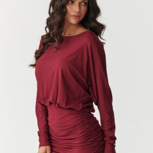 Sukienka Model M900 Bordo - Makadamia