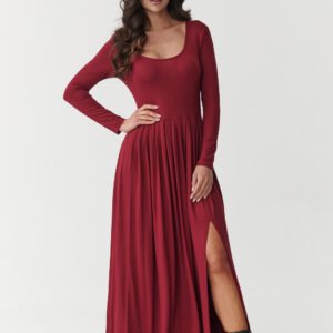 Sukienka Model M896 Bordo - Makadamia