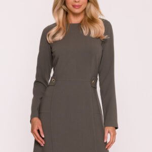 Sukienka Model S419 Khaki - Stylove