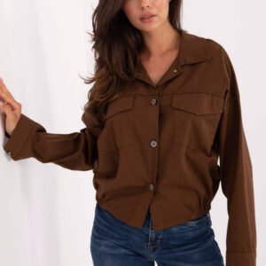 Koszula Damska Model IT-KS-FL9273.86 Brown - Rue Paris