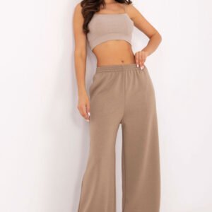 Spodnie Damskie Model IT-SP-21559.75 Dark Beige - Italy Moda