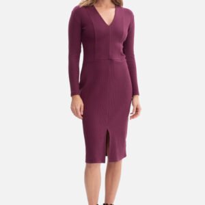 Sukienka Model B307 Śliwka - BeWear