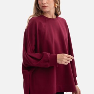 Bluza Damska Model B306 Burgund - BeWear