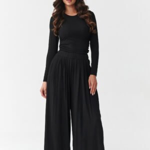 Spodnie Komplet Model M892 Black - Makadamia