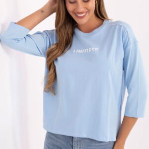 Bluzka Model RV-BZ-A826.89 Light Blue - Relevance